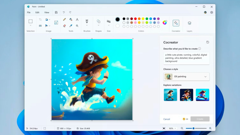 Microsoft анонсирует новые ИИ-функции 21 марта — в том числе для Paint